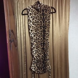 Leopard print dress